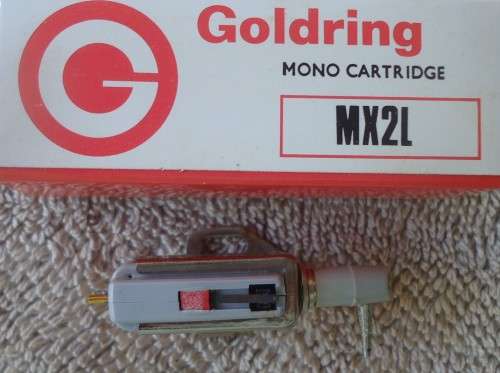 GOLDRING MONO CARTRIDGE MX2L RECORD PLAYER CARTRIDGE & STYLUS -MADE IN ENGLAND