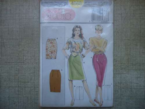 BURDA PATTERNS 4868   SKIRTS SIZES 8 - 26 COMPLETE & UNCUT