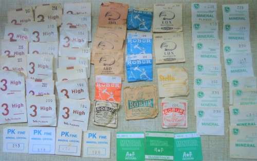 WATCH REPAIRS - HUGE PARCEL OF 77 - WATCH GLASS/CRYSTALS DIFFERENT SIZES & BRANDS