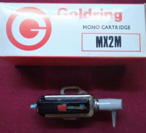 GOLDRING MONO CARTRIDGE MX2M RECORD PLAYER CARTRIDGE & STYLUS -MADE IN ENGLAND