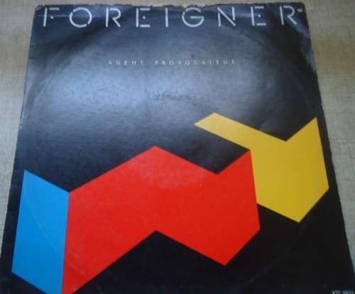 FOREIGNER - AGENT PROVOCATEUR -1984 WEA LP ATC 9832 WITH INNER SLEEVE