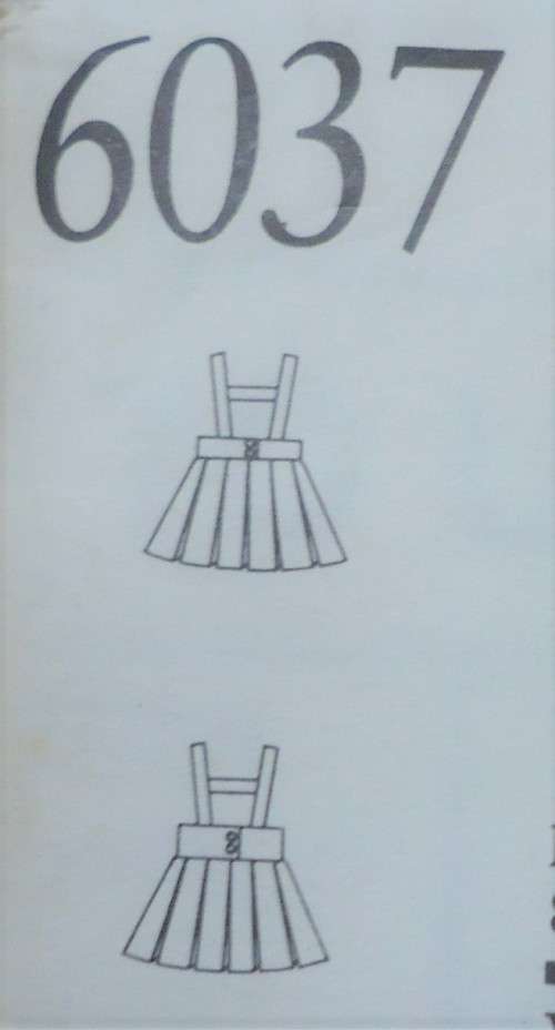 NEW LOOK PATTERNS 6037 GIRL'S PINAFORES  8 SIZES IN ONE 3 - 10 YEARS COMPLETE & UNCUT