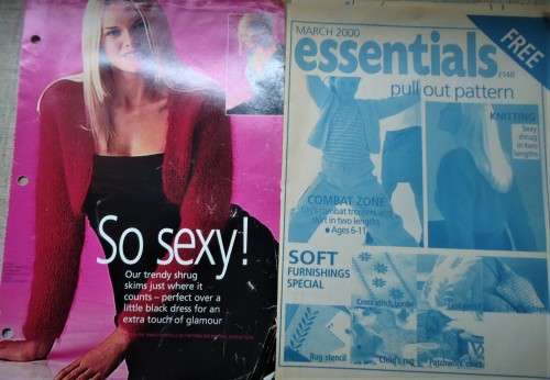 ESSENTIAL  PATTERNS E148 "SO SEXY - KNITTING + SEWING KIDS CLOTHES" supplied in a plastic sleeve