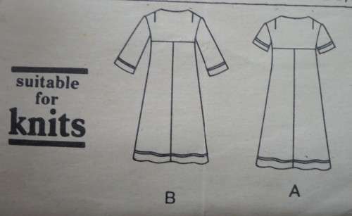 VOGUE VERY EASY PATTERNS 9203  FRONT POCKET DRESS  SIZE 18 BUST 102 CM OR 40" - COMPLETE