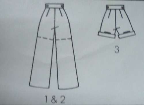 STYLE PATTERNS 4415 PANTS OR SHORTS SIZE O = 12 + 14 + 16 -COMPLETE