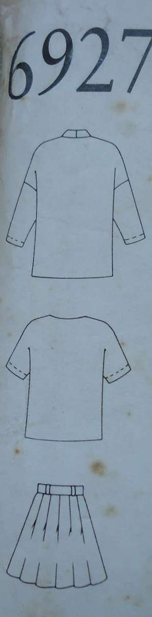 NEW LOOK PATTERNS 6927 JACKET, TOP & FLARED SKIRT SIX SIZES IN ONE 8 -18 COMPLETE-UNCUT-F/FOLDED