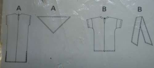 BURDA PATTERN 5152 TOP, DRESS, SASH & SCARF SIZES 34 - 46" OR 8 - 20 COMPLETE