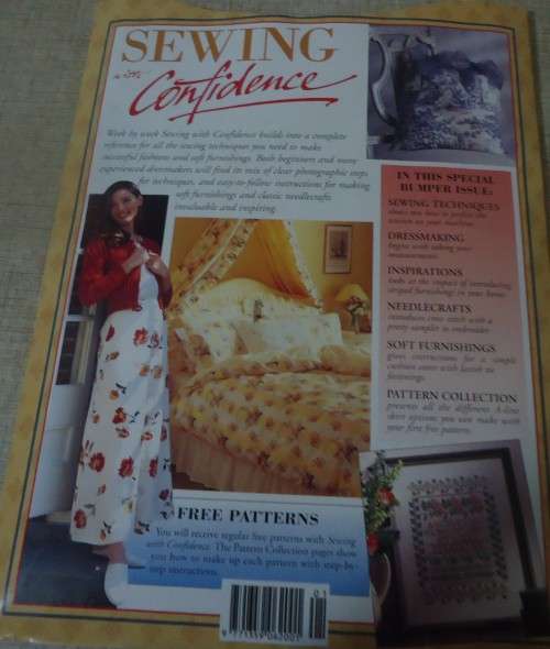 SEWING WITH CONFIDENCE FILE - SEE PICTURES FOR DETAILS