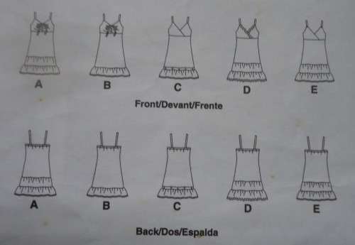 McCALL'S PATTERNS M5089 GIRL'S DRESSES SIZE CHH=7 + 8 + 10 + 12 YEARS COMPLETE