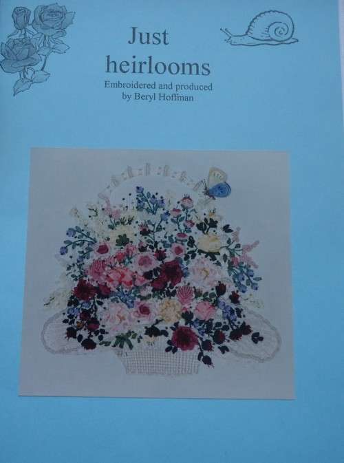 UNUSED EMBROIDERY KIT - BOUQUET OF ROSES - Fabric Size 42 cm x 42 cm by JUST HEIRLOOMS