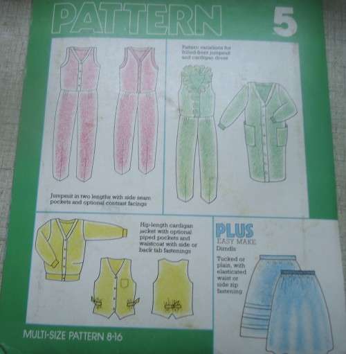 MAKE IT EASY PATTERN NUMBER 5 - JUMPSUIT & CARDIGAN JACKET