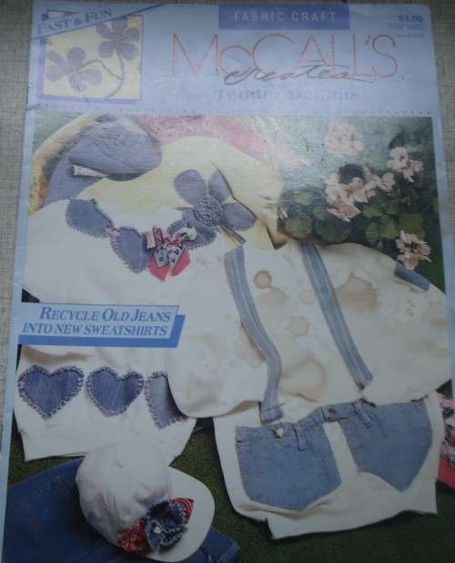 McCALL'S # 14051 FABRIC CRAFT - TENDER DENIMS - 8 PAGES