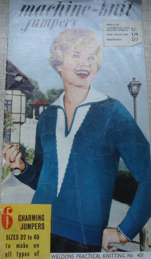 WELDON'S MACHINE-KNIT JUMPERS - SIZES 32 - 40"