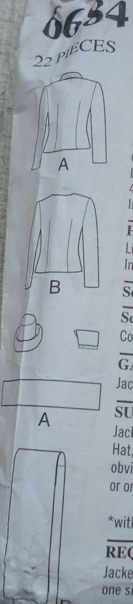 NEW LOOK PATTERNS 6676  DRESS WITH BIG CONTRAST COLLAR -SIX SIZES IN ONE 8 - 18 COMPLETE & WELL USED