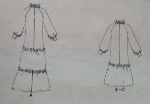 McCALL'S PATTERNS 5761 TIERED DRESS SIZE LARGE-18 - 20  BUST 102 - 107 CM  COMPLETE & UNCUT