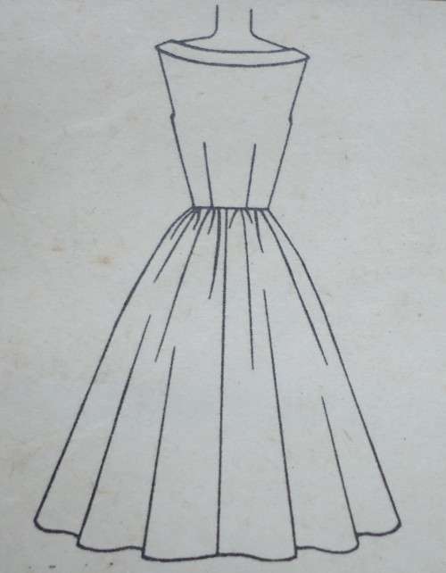 VINTAGE SIMPLICITY PATTERNS  1649 - STUNNING ONE PIECE DRESS  SIZE 16 BUST 34" COMPLETE & UNCUT