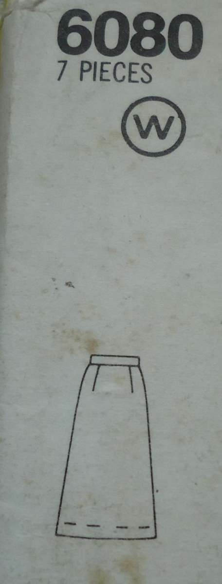 SIMPLICITY PATTERNS 6080  SET OF FRONT WRAP SKIRTS SIZE 10  COMPLETE