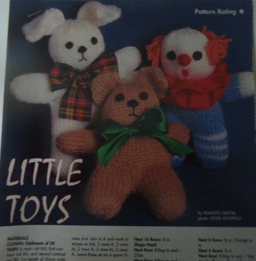KEN & BARBIE SWEATERS + LITTLE TOYS - YOUR FAMILY APRIL 1997- KNITTING