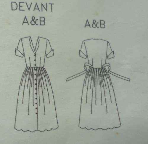 BUTTERICK  PATTERN 4385  LOOSE FITTING DRESS  SIZE 12-14-16 COMPLETE