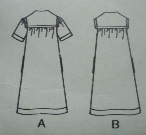 BUTTERICK  PATTERN 5009  LOOSE FITTING DRESS SIZE A=8+10+12 SEE DESCRIPTION