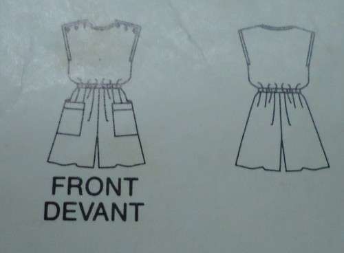 BUTTERICK  PATTERN 5495  JUMPSUIT  SIZE B = 12+14+16  COMPLETE