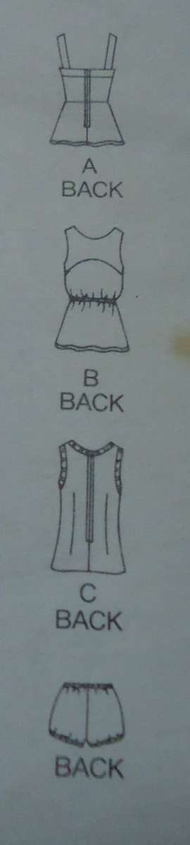 BUTTERICK  PATTERN 6535 TENNIS DRESSES SIZE 16  COMPLETE & MOSTLY UNCUT