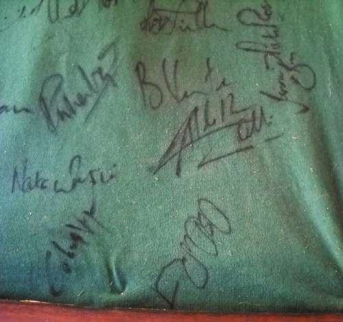 FRAMED 1999 SPRINGBOK WORLD CUP RUGBY JERSEY WITH 23 ORIGINAL SIGNATURES