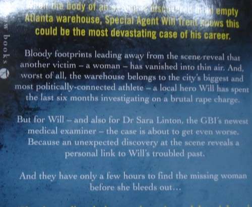 KARIN SLAUGHTER - "THE KEPT WOMAN WILL AGENT WILL TRENT"  SMALL SOFT COVER