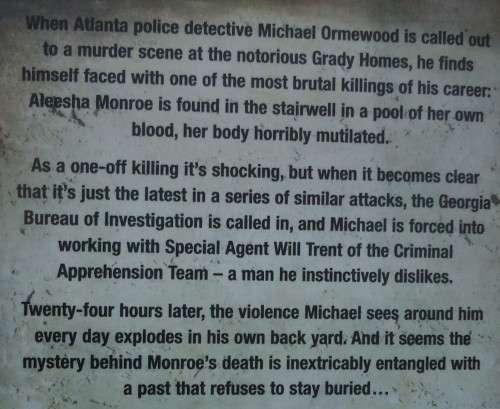 KARIN SLAUGHTER - "TRIPTYCH WITH SPECIAL AGENT WILL TRENT"  SMALL SOFT COVER