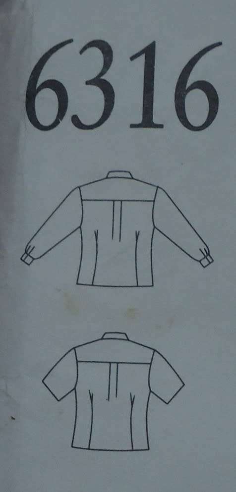 NEW LOOK PATTERNS 6316  BLOUSES SIX SIZES IN ONE 8 - 18 COMPLETE