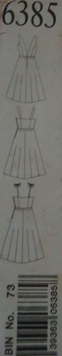 NEW LOOK PATTERNS 6385 STUNNING SUNDRESSES  SIX SIZES IN ONE 8 - 18 SEE LISTING