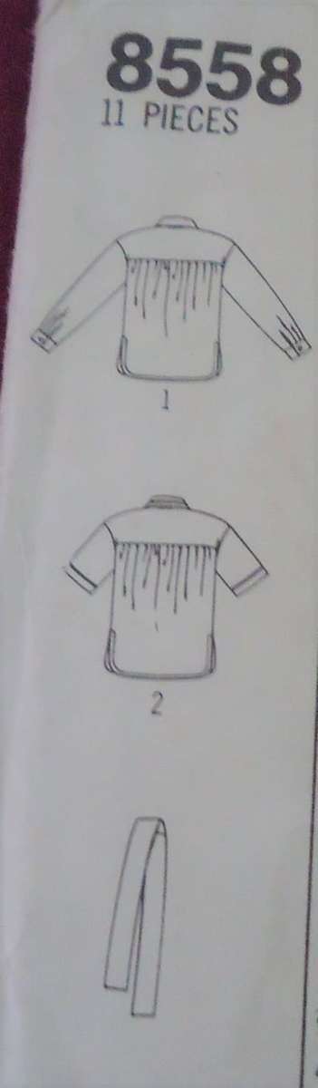 SIMPLICITY PATTERN 8558 SHIRT & TIE SIZE P  12 - 16 COMPLETE
