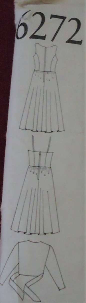 NEW LOOK PATTERNS 6272  SUNDRESS-WRAP TOP -6 SIZES IN ONE 8 - 18 COMPLETE