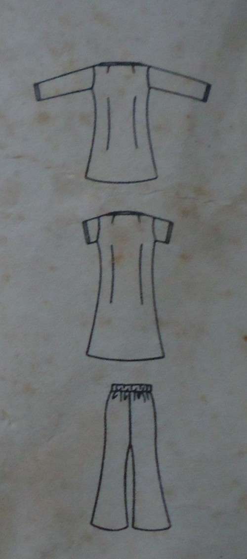 BUTTERICK PATTERN 5591  ONE PIECE DRESS & PANTS SIZE 10 BUST 32 1/2"/83 CM SEE LISTING