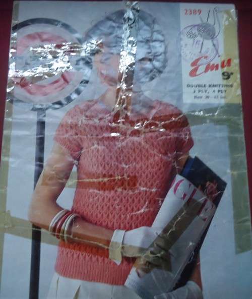 EMU #2389 LADIES SUMMER JUMPERS  TO FIT  32" - 42" - Pattern is Taped together