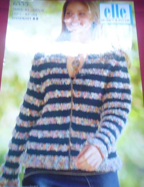 ELLE #6555- JACKET  TO FIT 82 - 107 CM OR 32 1/2 - 42 1/2`