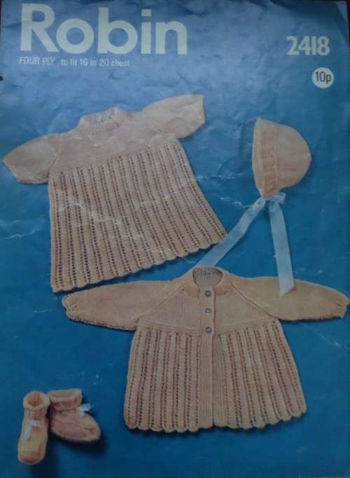 ROBIN 2418  `BABY SET`- TO FIT CHEST 16 - 20`