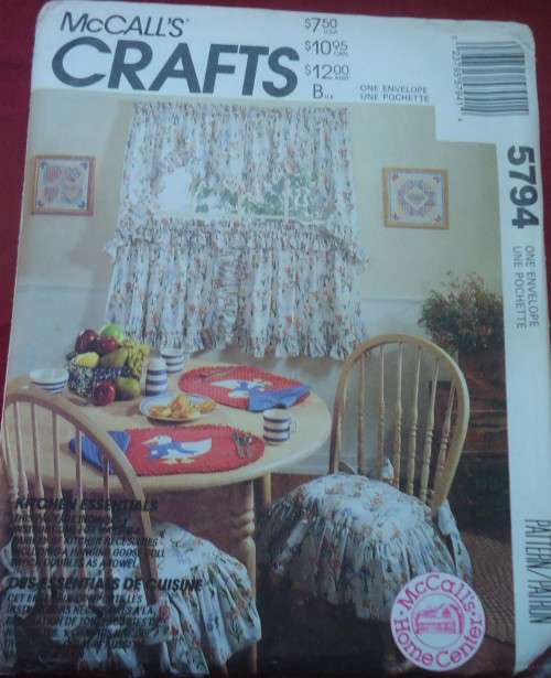 McCALLS CRAFTS  #5794  DECORATIVE HOME TRIMS COMPLETE & UNCUT