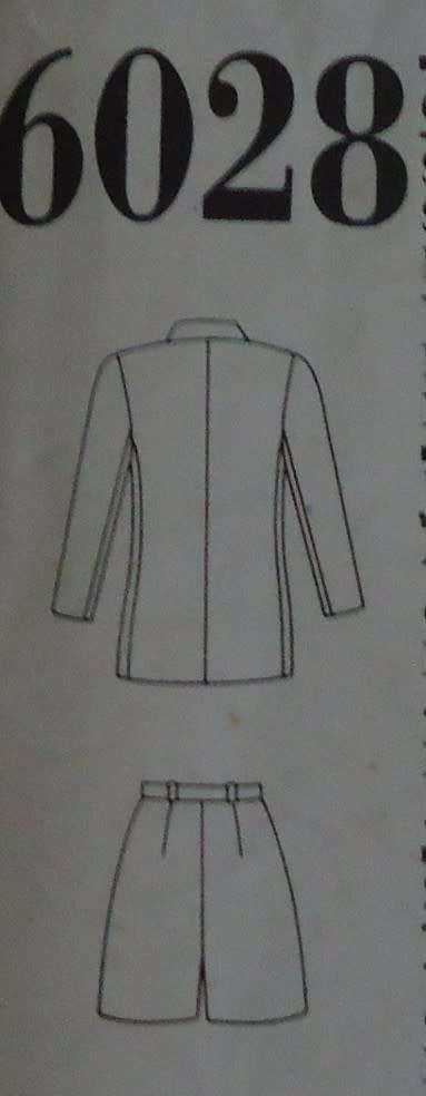 NEW LOOK PATTERNS 6028 JACKET & SHORTS SIX SIZES IN ONE 8 - 18 COMPLETE-CUT TO 10-ENVELOPE