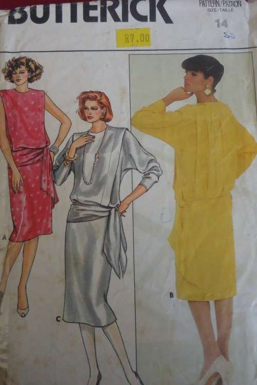 BUTTERICK PATTERN 3337 TOP & SKIRT SIZE 14 SEE LISTING