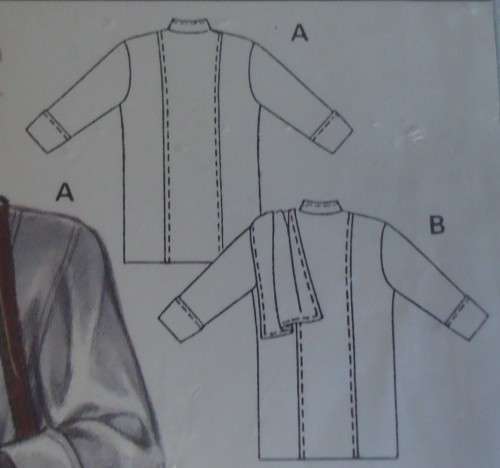 BURDA 4640  WINTER COAT + SCARF  SIZES 16 + 18 + 20 + 22 + 24 + 26  SEE LISTING