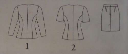 STYLE PATTERNS 2245 FITTED PANELED JACKETS  SIZE A = 8 - 18 SEE LISTING