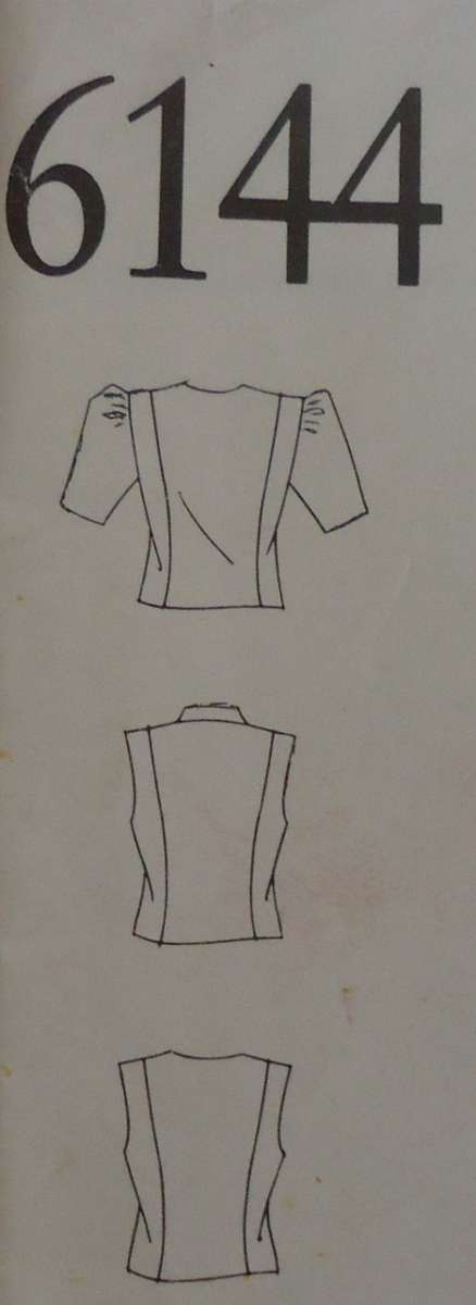 NEW LOOK PATTERNS 6144 BLOUSES & TOPS SIX SIZES IN ONE 8 - 18 COMPLETE