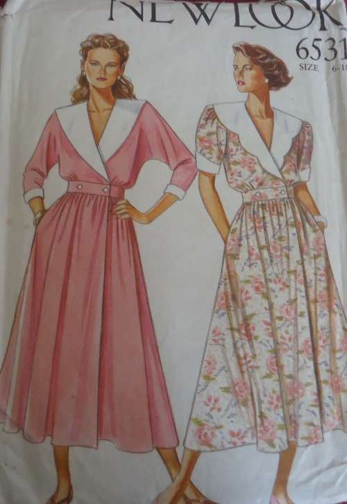 NEW LOOK PATTERNS 6531 -7 SIZES IN ONE - 6 -18  COMPLETE-UNCUT-F/FOLDED
