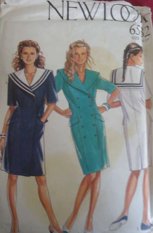 NEW LOOK PATTERNS 6532  SEVEN SIZES IN ONE  6 - 18 COMPLETE- CUT TO 18