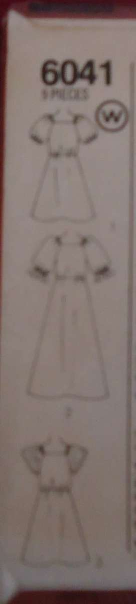 SIMPLICITY PATTERN 6041 GIRL'S DRESS SIZE 8 YEARS COMPLETE