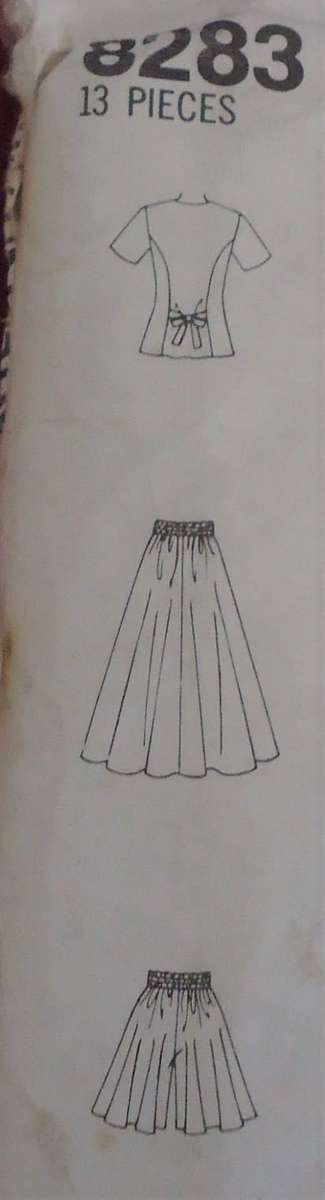 SIMPLICITY PATTERN 8283 TOP ONLY SIZE Y = 18 - 22 SEE LISTING