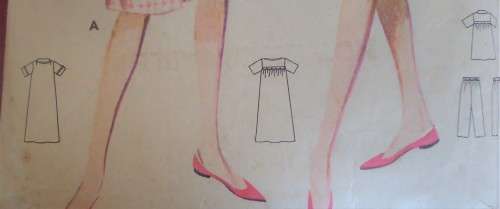 VINTAGE BUTTERICK PATTERN 9985 SLEEPWEAR LINGERIE SIZE 14 BUST 34" COMPLETE