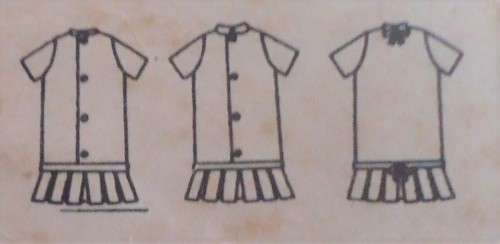 VINTAGE BUTTERICK PATTERN 3452 TODDLERS DRESS SIZE 2 BREAST 21" SEE LISTING