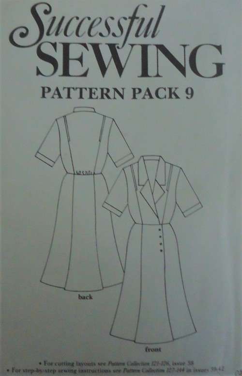 SUCCESSFUL SEWING  PATTERN PACK 9 - VERSATILE DRESS SIZES 8 - 24